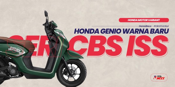 Honda Genio CBS ISS 2023 Muncul Warna Hijau dan Gaya Stripping Baru